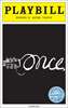 Once Limited Edition Official Opening Night Playbill 